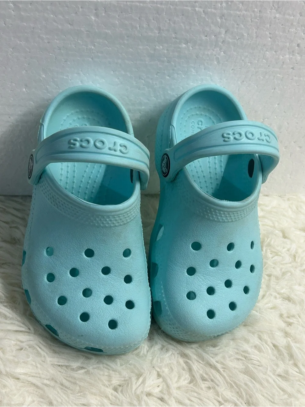 CROCS Kids Clog in Aqua Blue